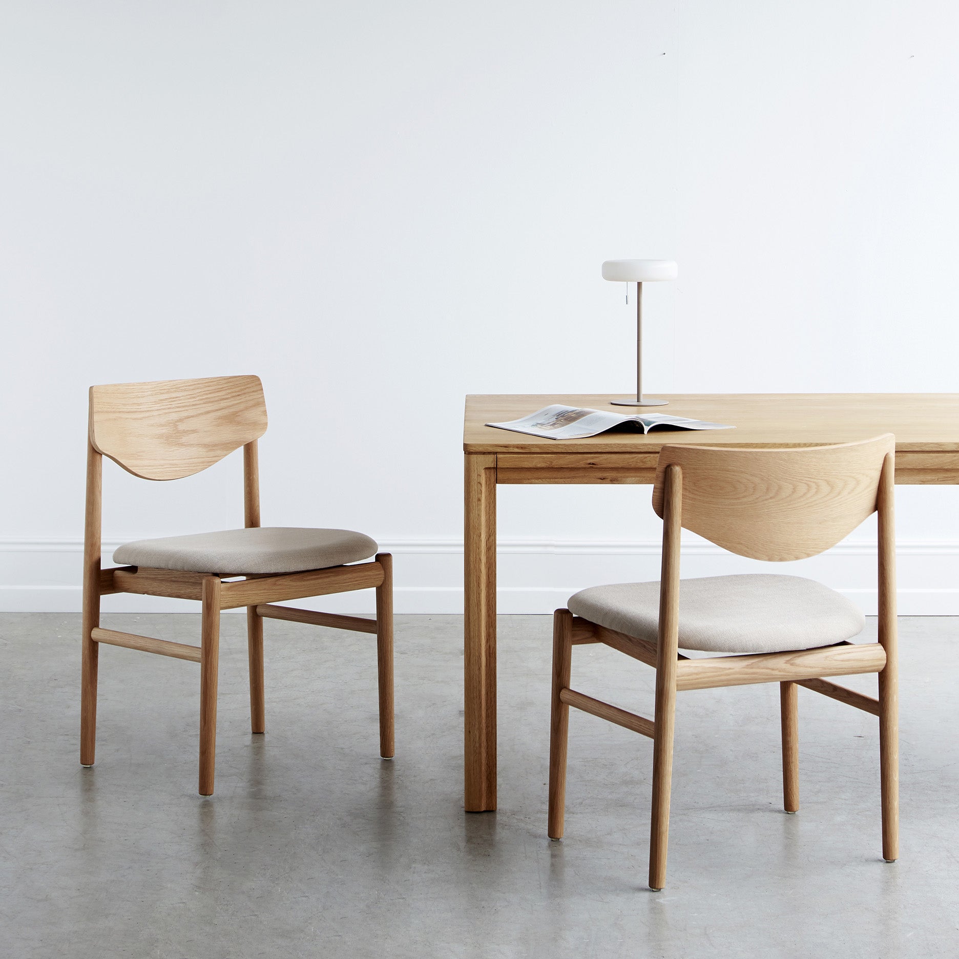 Celeste Esszimmerstuhl ohne Armlehnen - Stoff